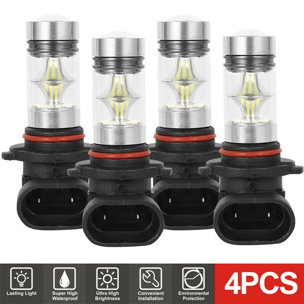 

4pcs auto car fog led lamp -360 Â° 9005 hb3 9006 hb4 2323 led 2000 lumin daytime running light bulb turning parking bulb 12v