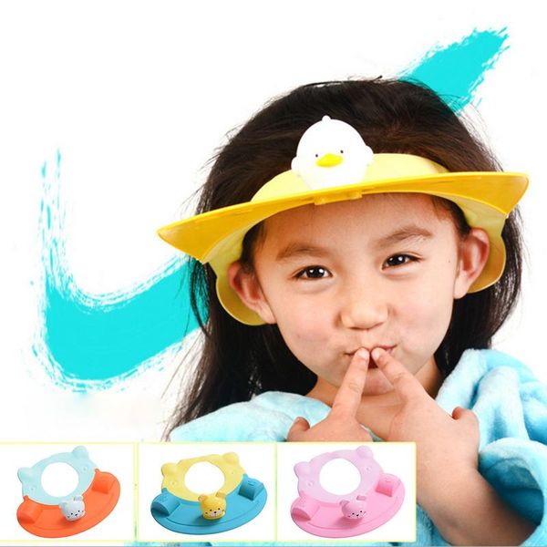 2019 Adjustable Baby Shower Cap Toddler Kids Bathing Wash Hair