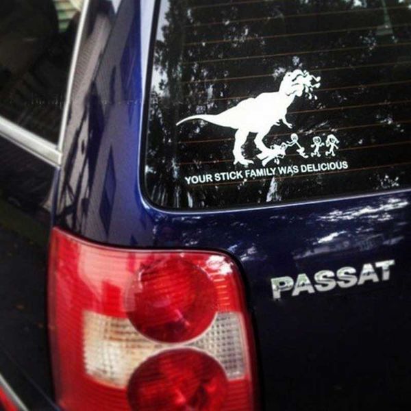 

car your stick family was delicious car modified stickers