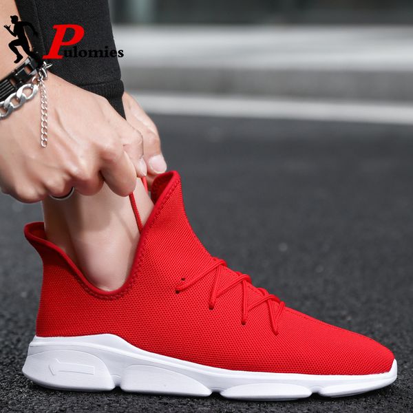 

men sneakers casual shoes summer breathable light sneakers mesh man shoes tennis men walking running sport, Black