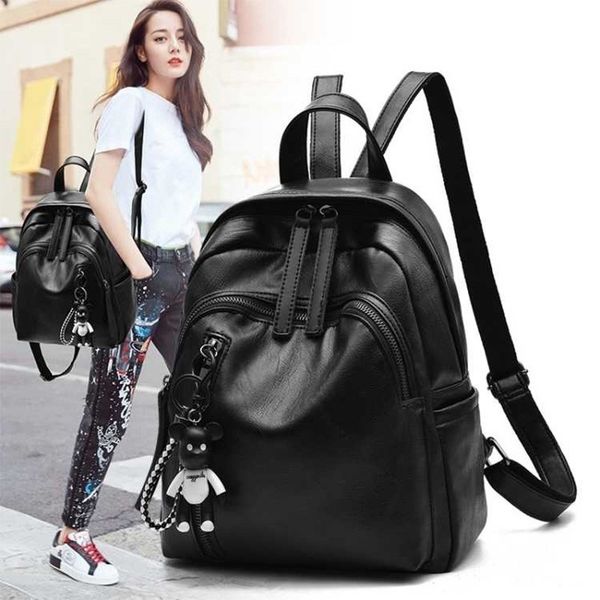 

2020 new korean version of the shoulder bag women's fashion simple school bag cute casual travel female