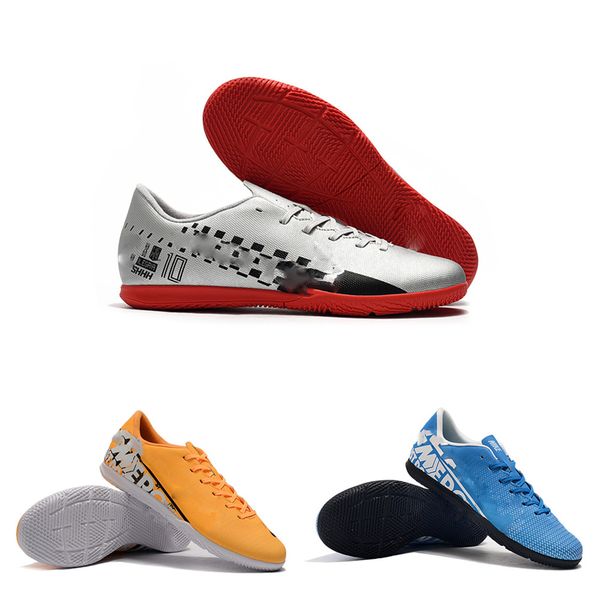 

2020 mercurial vapors xiii 13 academy tf ic turf indoor men's cristiano ronaldo neymar soccer football shoes cleats boots us 6.5-11