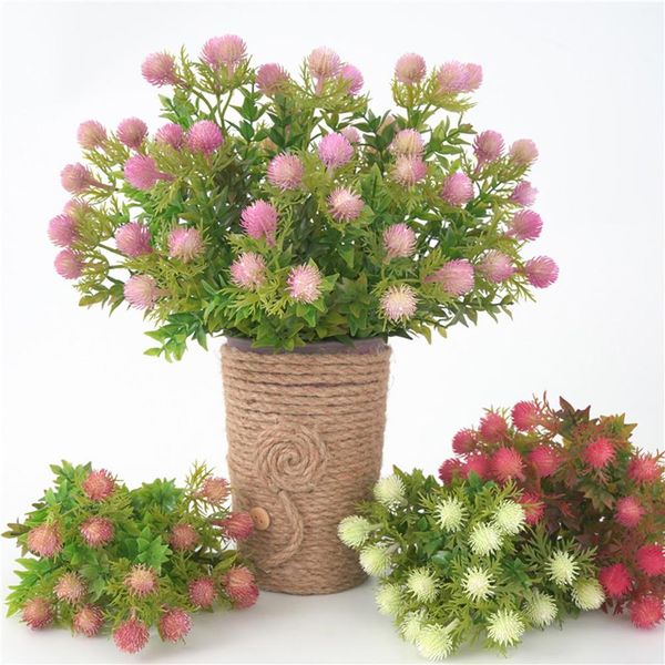 

1 bouquet artificial dragon fruit fake green plant wedding party home decorations