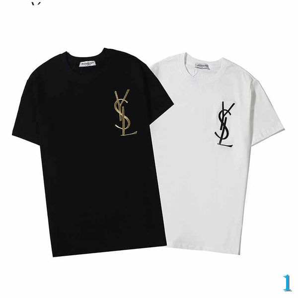 

mens designer t shirts embroidery brand fashion tees breathable teens shorts sleeves letters embridery luxury clothing summer 1, White;black