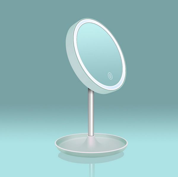 

new led makeup mirror rechargeable brightness adjustable led hd makeup daylight mirror mijia cosmetics