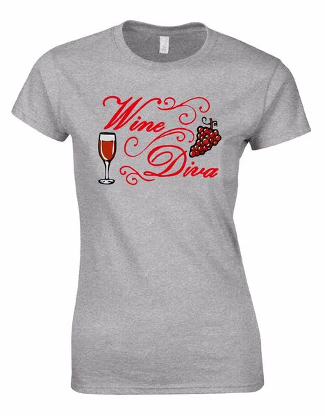 

Wine diva quirky funny quote woman cut hirt t hirt tee aa43 men women fa hion t hirt black
