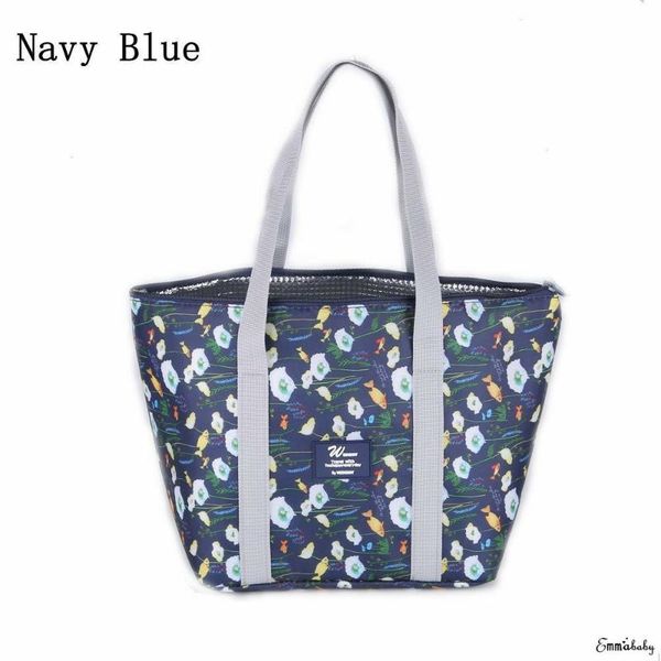 

schooi office portable lunch bags lunchbox kids insulated cool tote bag, Blue;pink