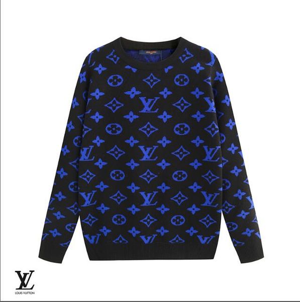 

Бестселлеры мужские трикотажные пуловеры свитер Af LV Мужской Повседневный Mulit-Color Удобный O-образным вырезом с длинным рукавом свитера Перемычки
