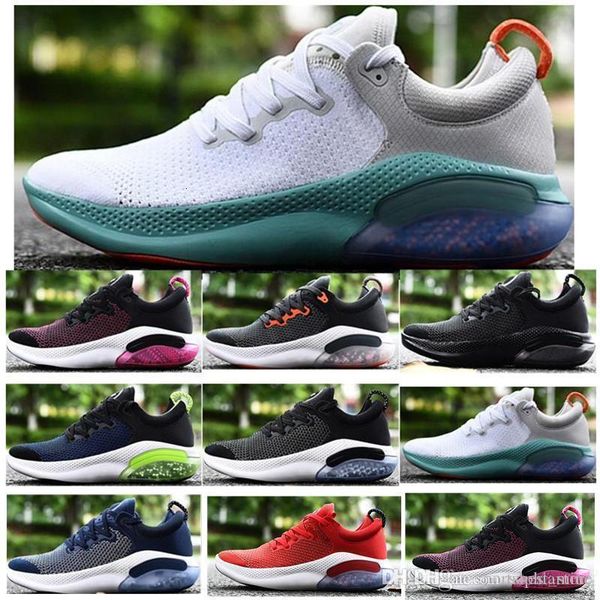 

2019 classic joyride run men women running shoes triple black white platinum tint university red breathable athletic shoes