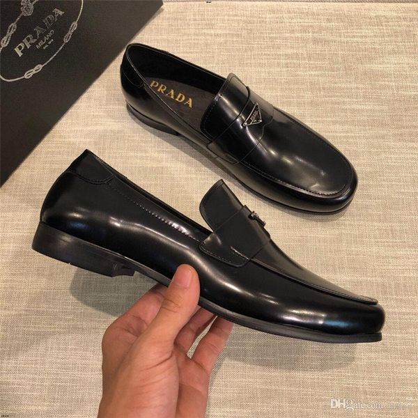 

19fw new autumn spring black brown men formal shoes dress shoes quality luxury male business wedding party gentlemen shoes yecq5