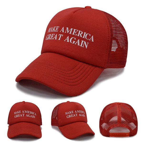 

make america great again headwears baseball snapbacks hats donald trump caps adjust mesh cap sunshine hat 26 colors, Black;white