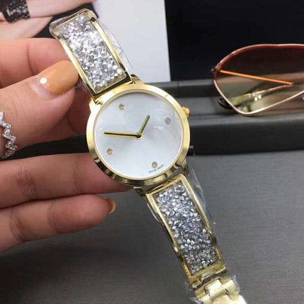 

2019 Новая Модель Моды Роскошные Женские Часы С Бриллиантом Розового Золота Специа