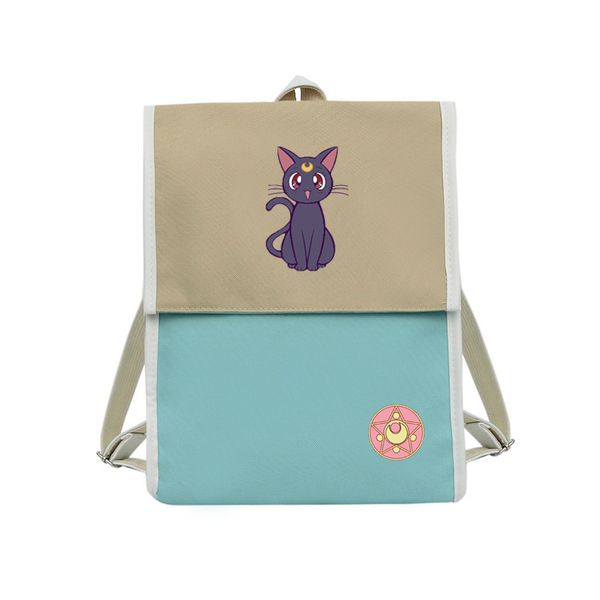 

sailor moon schoolbags nylon women backpack female girl shoulder bags travel bag mochila pack bag