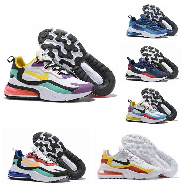 

l02 react women men running shoes bauhaus electro green hyper jade pink blue void fashion mens trainers sports 270s