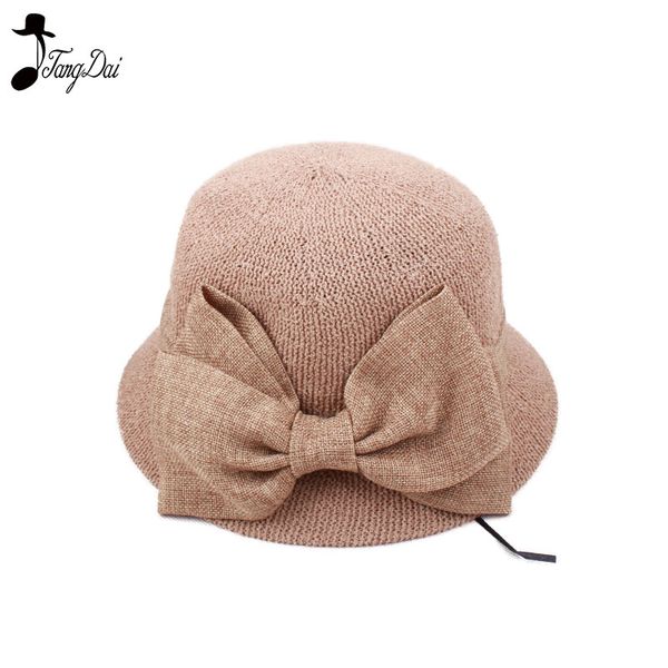

2018 elegant women straw hats braided bucket hat with big bowknot outdoor summer sun hats prevention travel fishing hiking, Blue;gray
