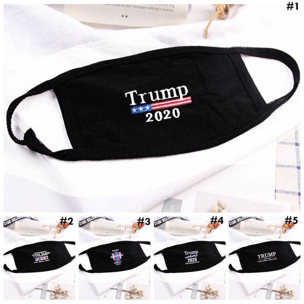 

us stock trump face mask 5 styles cotton dustproof mouth trump 2020 letter printed facial protective cover masks fy9122