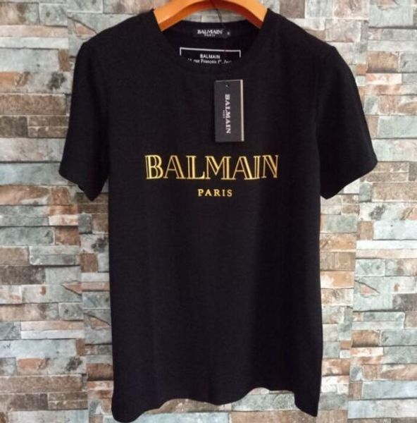 

2019 new bαlmain mens designer t shirts black white red mens fashion designer t shirts short sleeve s-xxl, White;black