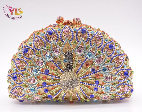 

women clutch rhinestone peacock clutch evening party bags luxury handbags women bags designer handbags crossbody bag