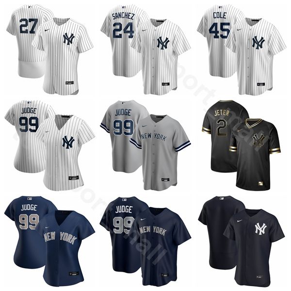 

new 2020 york baseball yankees 45 gerrit cole jersey 26 dj lemahieu 99 aaron judge 25 gleyber torres 11 brett gardner luke voit, Blue;black