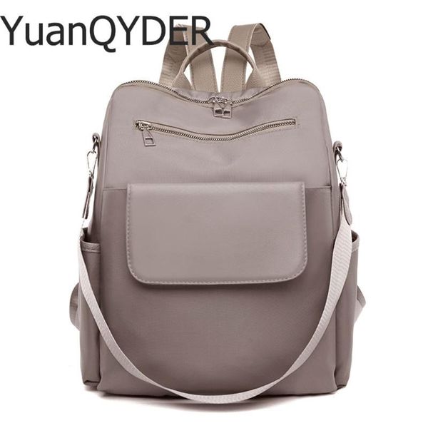 

fashion multifunction women backpack hight quality casual oxford backpacks female larger capacity backpack travel bag for women