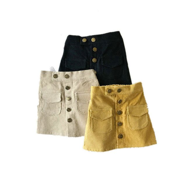 

retail kids luxury designer clothes girls package hip skirt fashion sweet corduroy skirts skorts dress children boutique clothing 50% off, Blue