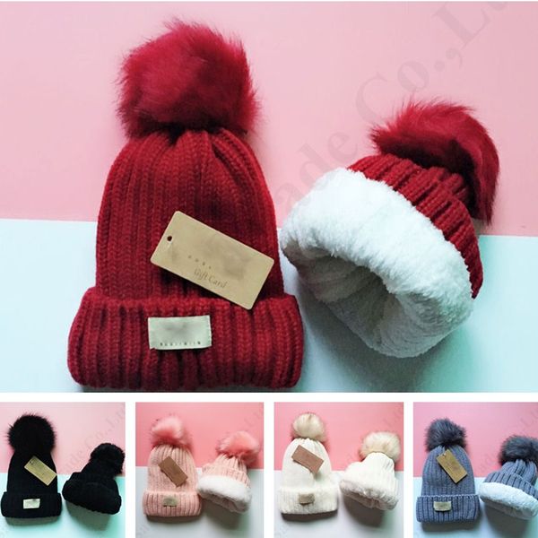 

роскошные горные лыжи snow cap дизайнер pom руно шапочки ug ski caps женщины обдирают hat открытый спорт beanie hat крючком 7colors выбрать, Yellow