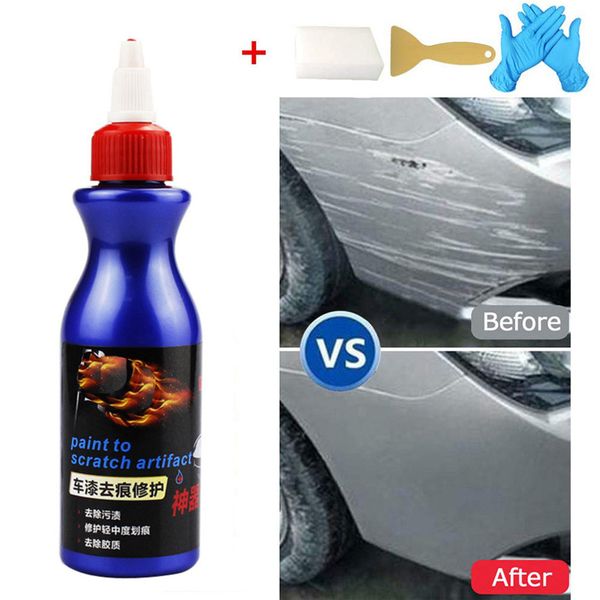 

new car paint scratch repair agent polishing wax 100ml paint scratch repair remover care 0726#20