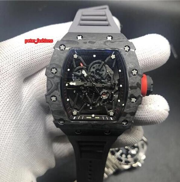 

men's automatic watch sports men's wrist watch grey rubber waterproof strap watches christmas gift, Slivery;brown