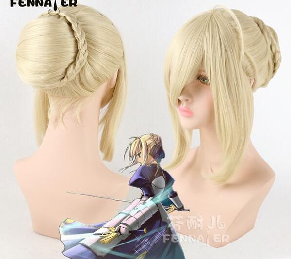 

fate / zero sabre / altolia (bun edition) вело-золоой паѬик дл копле, Black