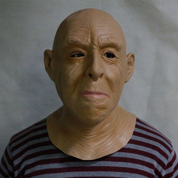 

2019 новых продукты высоких продаж halloween party старец латексных масок маска для лица crossdress head mask для взрослых косплей реквизита