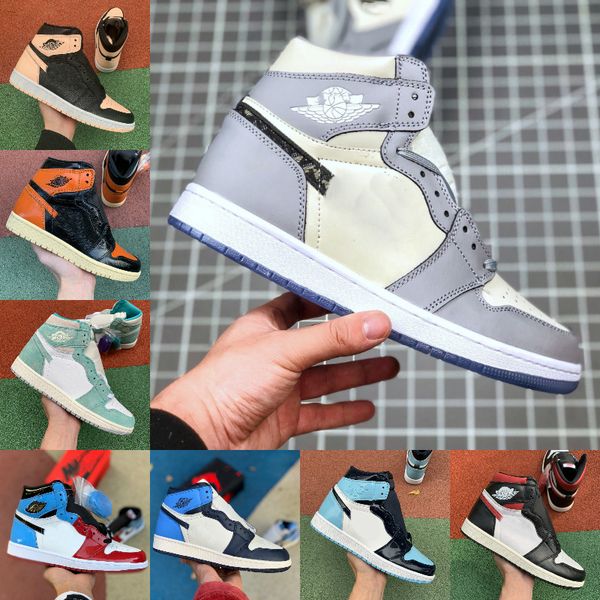 

sales high 1 og gs x men basketball shoes obsidian asg unc crimson tint fearless banned retroes 1s chicago women white grey sports shoes