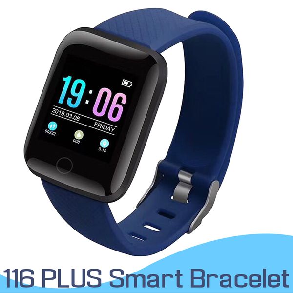 

id116 plus sport smart band blood pressure smart bracelet heart rate monitor fitness tracker smart wristband watch with retail package