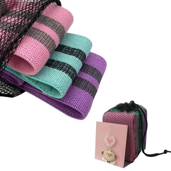 

fitness yoga band hip circle loop resistance bands workout exercise for legs thigh glute butt squat belts non-slip design dhl