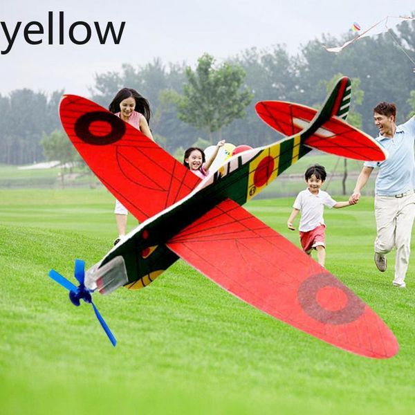 

diy puzzle small making foam material toy assembly model hand throwing gliding small plane children outdoor toys#qaaj