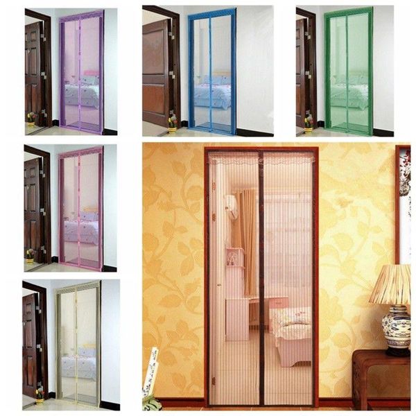 6 Styles Mosquito Door Net Mesh Curtain Bug Pet Patio Hands Free