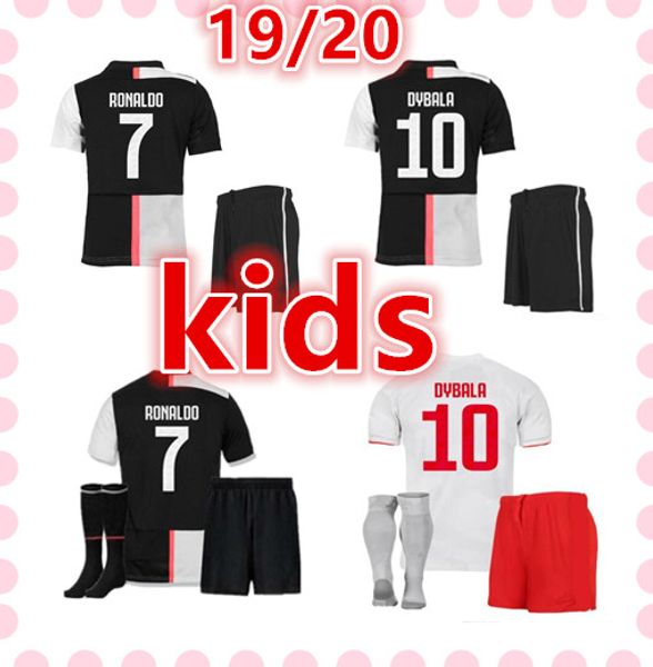 

new 2019 2020 kids soccer jersey kit jerseys 19 20 kids football shirts kits camiseta de fÃºtbol maillot de foot, Black