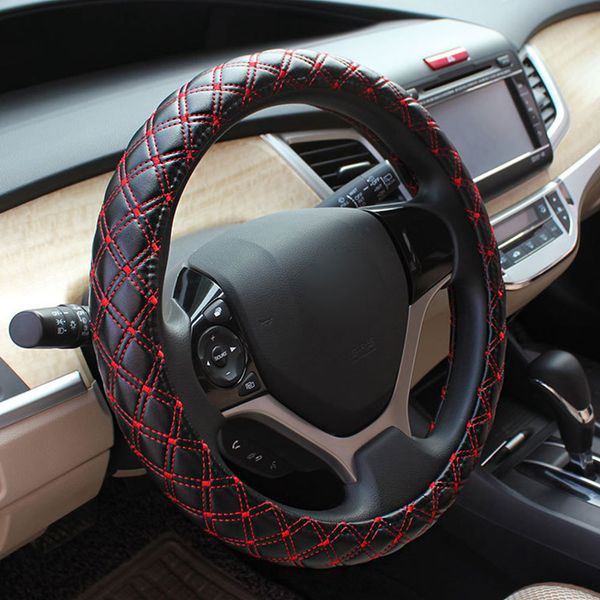 

38cm steering wheel covers steering wheel protector decoration fashion wrap for car