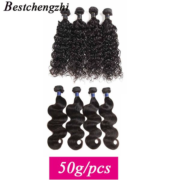 

дешевые бразильский малайзии волна воды пучки волосков 6/4/5шт оптовая дешевые бразильский weave волос связки объемная волна 50г/шт бесплатн, Black