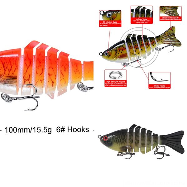 

4onhd split tail 10cm 15g luya steel wire soft bait multi-color lead fishing bait