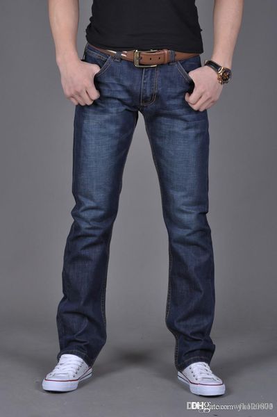 

sell discount new jeans mens true elastic jeans rock slim fits denim trousers religion style in china, Blue