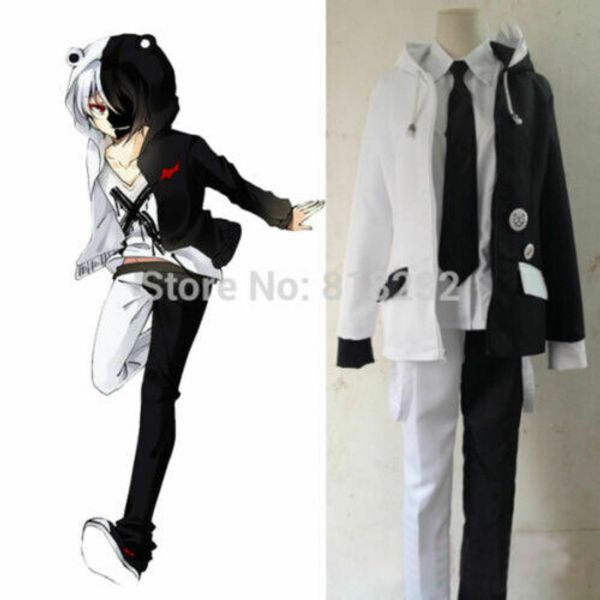 

danganronpa monokuma школьная форма наряд косплей костюм, Black;red