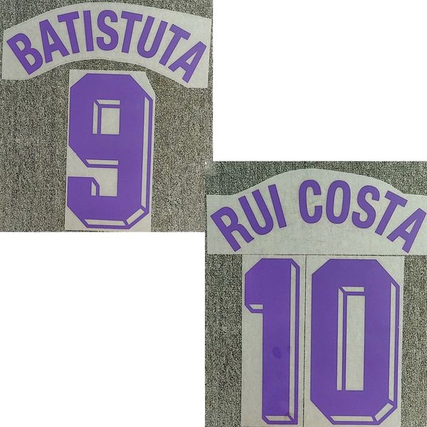 

1999-2000 #10 rui costa nameset printing iron on heat transfer patches