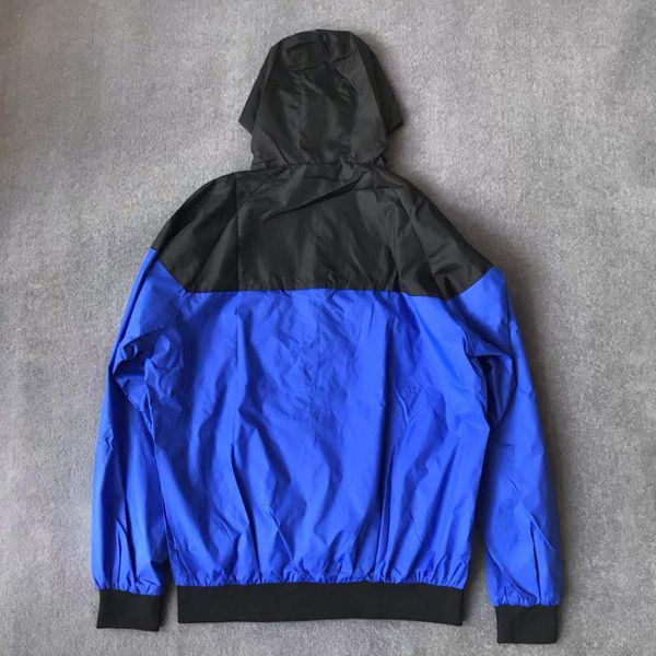 

designer mens windbreaker sports jackets fashion coats patchwork plus size zipper hoodies brand running jackets 9963ce, Black;brown