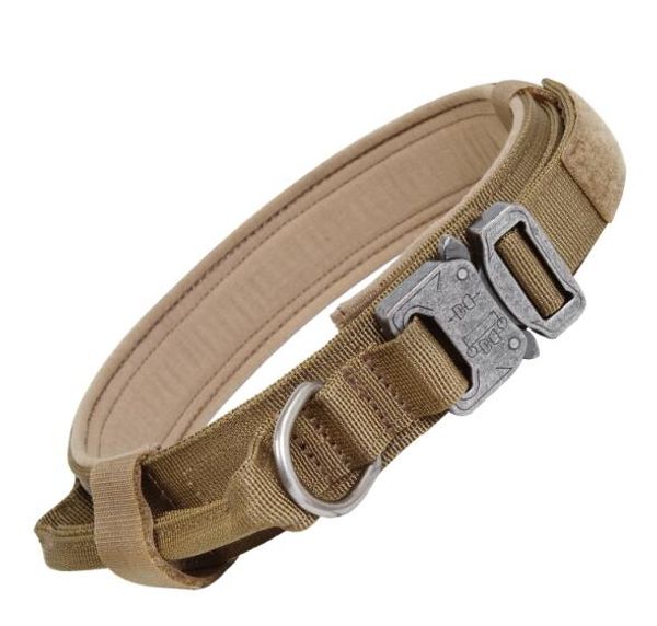 

exquisite trolley tactical dog collar nylon adjustable k9 collar military dog collar heavy metal buckle handle