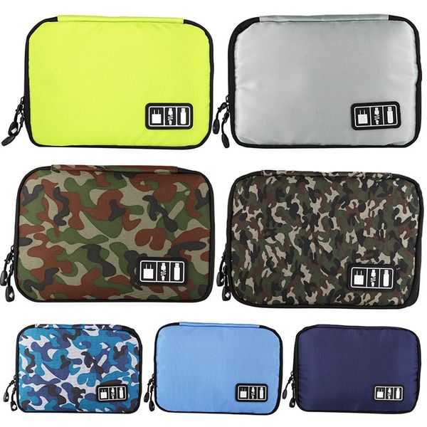 

travel multi-function waterproof digital data cable storage bag electronic accessories organizer for earphone cables usb