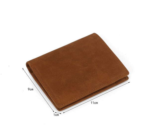 

fashion 100% genuine leather wallet short bifold men wallet casual soild men wallets with coin pocket purses male wallets, Red;black