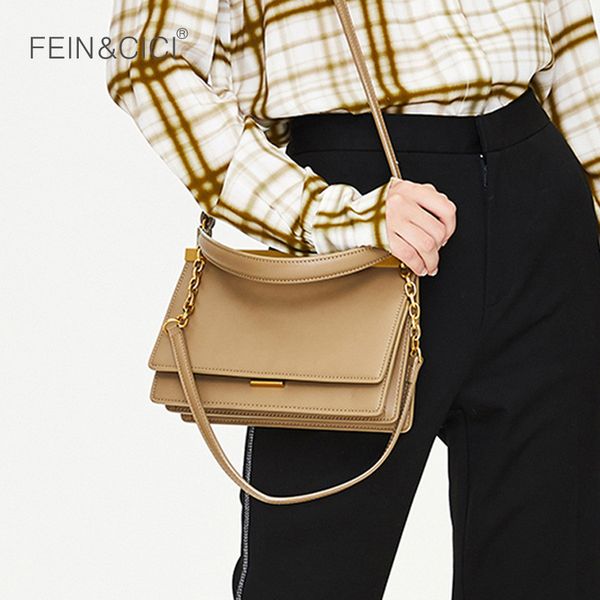 

women chains messenger bag pu leather classic office ladies frame flap crossbody shoulder bag khaki white black