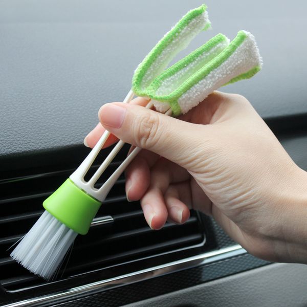 

auto air conditioning outlet cleaning brush dashboard dust brush interior cleaning keyboard blind car accessories