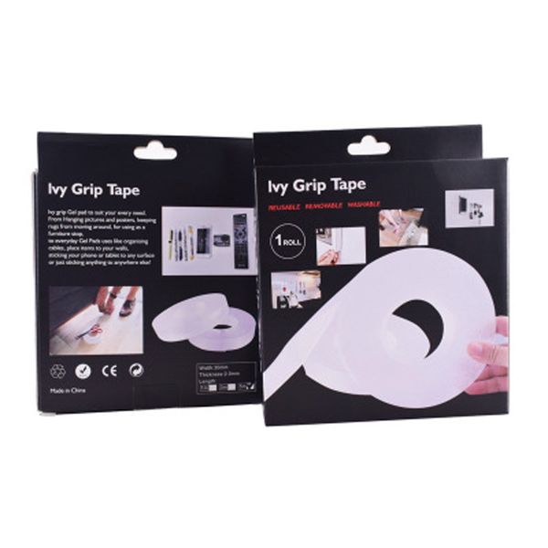 

нано волшебная лента бесследная моющаяся многоразовая клейкая лента прозрачная двухсторонняя съемная лента держатель телефона для вставки фо