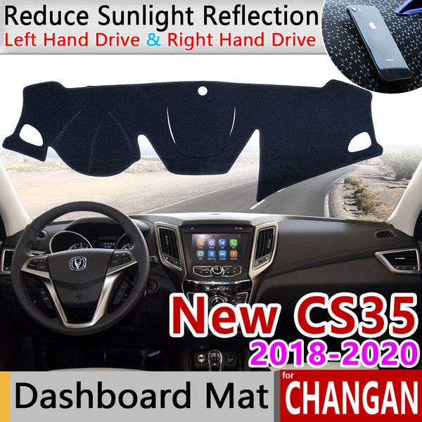 

for changan new cs35 2018 2019 2020 anti-slip mat dashboard cover pad sunshade dashmat protect carpet anti-uv car accessories cs